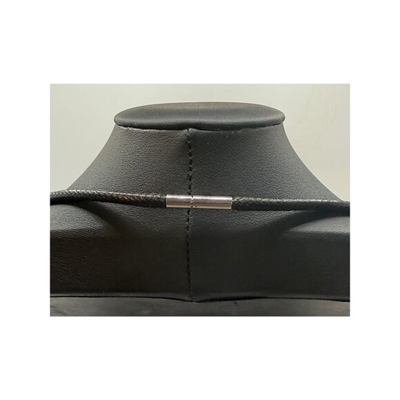 925 Sterling Silver Brown Agate Mexico TC-311 Pendant Necklace - Picture 3 of 3